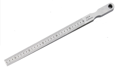 Щуп клиновой - Клин для контроля зазоров  ( 0,4 - 6 мм )  
